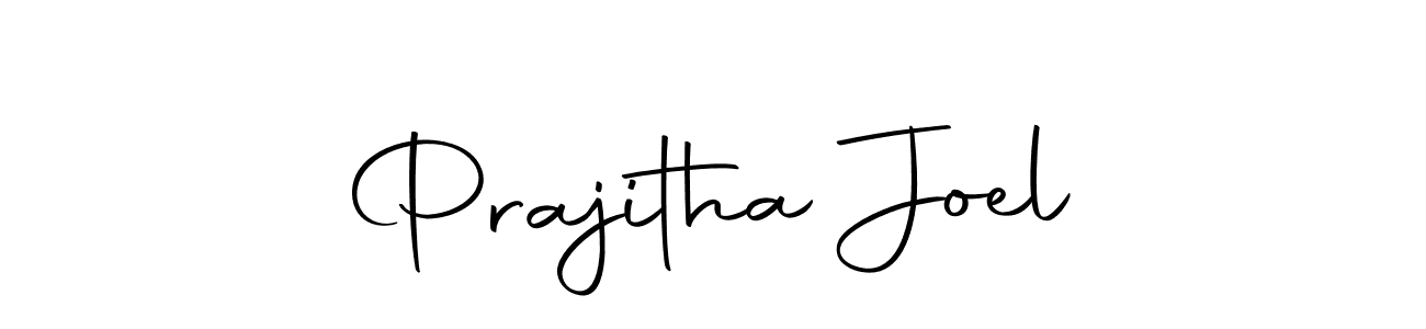 How to make Prajitha Joel signature? Autography-DOLnW is a professional autograph style. Create handwritten signature for Prajitha Joel name. Prajitha Joel signature style 10 images and pictures png