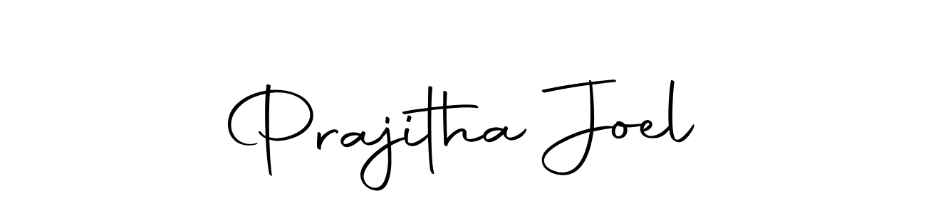 How to make Prajitha Joel signature? Autography-DOLnW is a professional autograph style. Create handwritten signature for Prajitha Joel name. Prajitha Joel signature style 10 images and pictures png