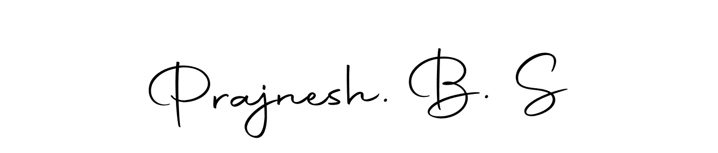 Design your own signature with our free online signature maker. With this signature software, you can create a handwritten (Autography-DOLnW) signature for name Prajnesh. B. S. Prajnesh. B. S signature style 10 images and pictures png