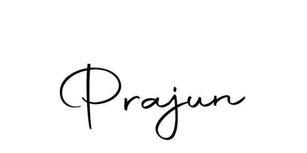 Make a beautiful signature design for name Prajun. Use this online signature maker to create a handwritten signature for free. Prajun signature style 10 images and pictures png