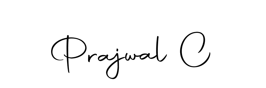 if you are searching for the best signature style for your name Prajwal C. so please give up your signature search. here we have designed multiple signature styles  using Autography-DOLnW. Prajwal C signature style 10 images and pictures png