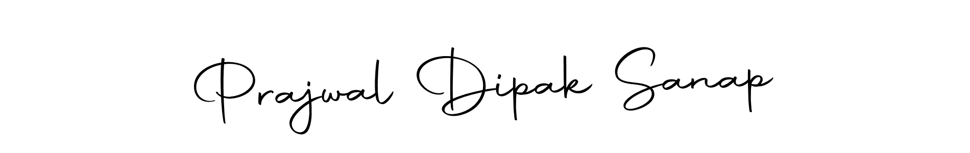 Prajwal Dipak Sanap stylish signature style. Best Handwritten Sign (Autography-DOLnW) for my name. Handwritten Signature Collection Ideas for my name Prajwal Dipak Sanap. Prajwal Dipak Sanap signature style 10 images and pictures png