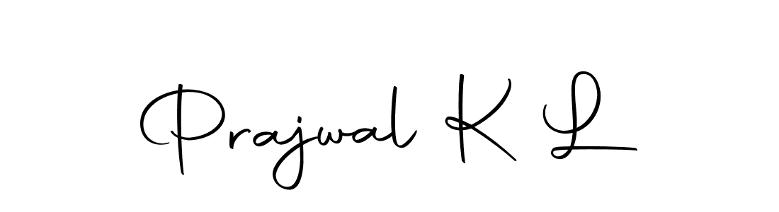 This is the best signature style for the Prajwal K L name. Also you like these signature font (Autography-DOLnW). Mix name signature. Prajwal K L signature style 10 images and pictures png