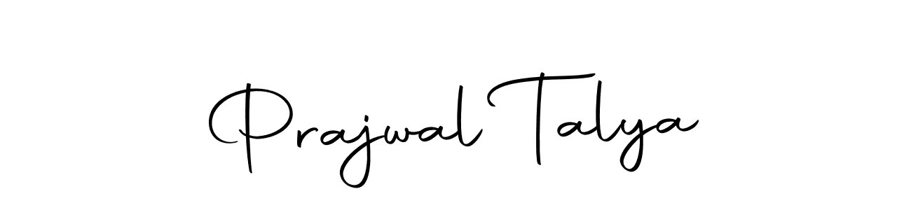Design your own signature with our free online signature maker. With this signature software, you can create a handwritten (Autography-DOLnW) signature for name Prajwal Talya. Prajwal Talya signature style 10 images and pictures png