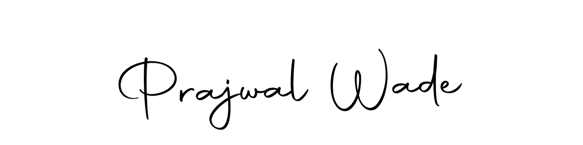 Design your own signature with our free online signature maker. With this signature software, you can create a handwritten (Autography-DOLnW) signature for name Prajwal Wade. Prajwal Wade signature style 10 images and pictures png