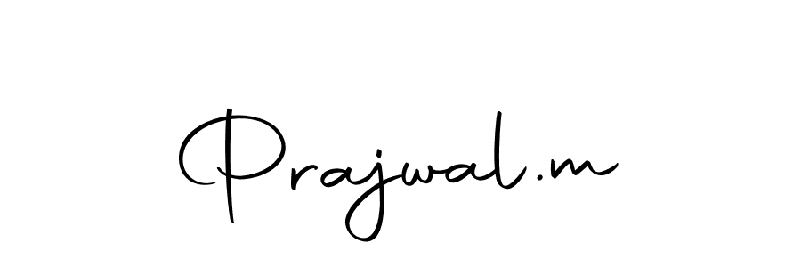 The best way (Autography-DOLnW) to make a short signature is to pick only two or three words in your name. The name Prajwal.m include a total of six letters. For converting this name. Prajwal.m signature style 10 images and pictures png