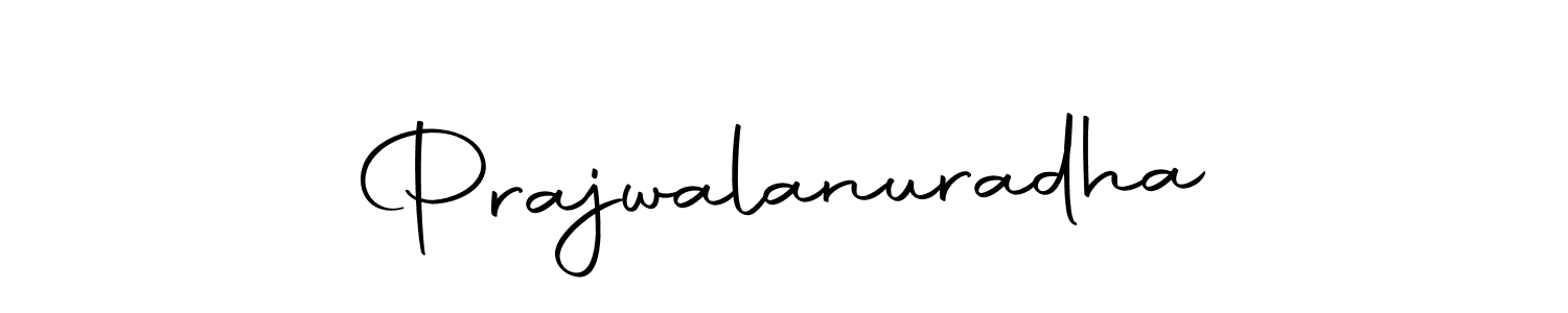 Use a signature maker to create a handwritten signature online. With this signature software, you can design (Autography-DOLnW) your own signature for name Prajwalanuradha. Prajwalanuradha signature style 10 images and pictures png