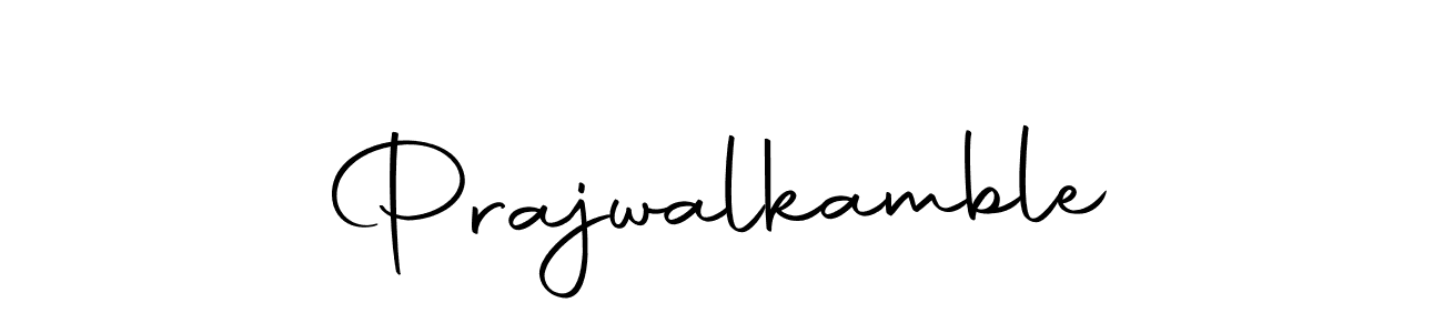 Prajwalkamble stylish signature style. Best Handwritten Sign (Autography-DOLnW) for my name. Handwritten Signature Collection Ideas for my name Prajwalkamble. Prajwalkamble signature style 10 images and pictures png