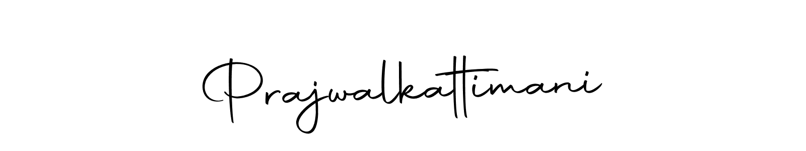 You should practise on your own different ways (Autography-DOLnW) to write your name (Prajwalkattimani) in signature. don't let someone else do it for you. Prajwalkattimani signature style 10 images and pictures png
