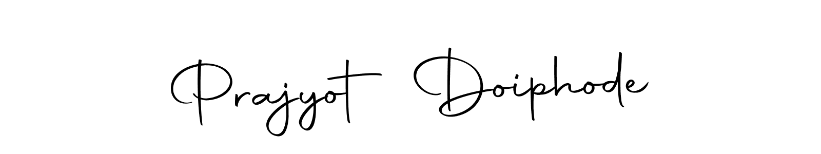 Prajyot Doiphode stylish signature style. Best Handwritten Sign (Autography-DOLnW) for my name. Handwritten Signature Collection Ideas for my name Prajyot Doiphode. Prajyot Doiphode signature style 10 images and pictures png