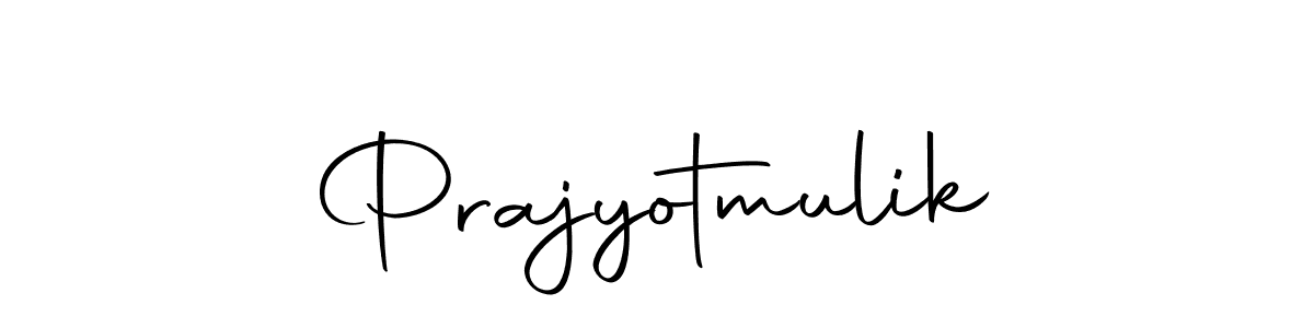 How to make Prajyotmulik signature? Autography-DOLnW is a professional autograph style. Create handwritten signature for Prajyotmulik name. Prajyotmulik signature style 10 images and pictures png