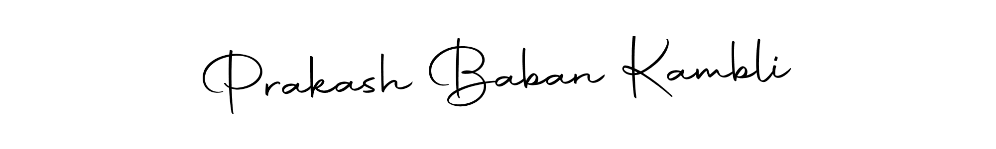 Make a short Prakash Baban Kambli signature style. Manage your documents anywhere anytime using Autography-DOLnW. Create and add eSignatures, submit forms, share and send files easily. Prakash Baban Kambli signature style 10 images and pictures png