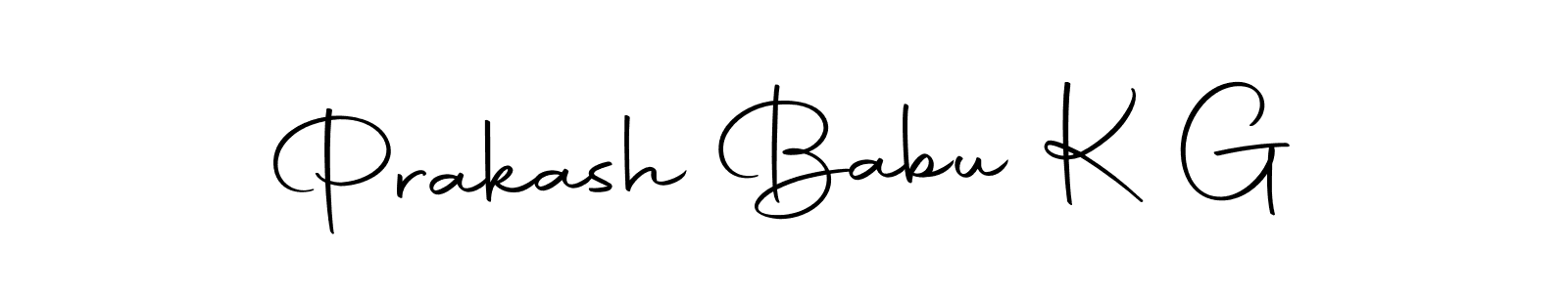 How to make Prakash Babu K G signature? Autography-DOLnW is a professional autograph style. Create handwritten signature for Prakash Babu K G name. Prakash Babu K G signature style 10 images and pictures png