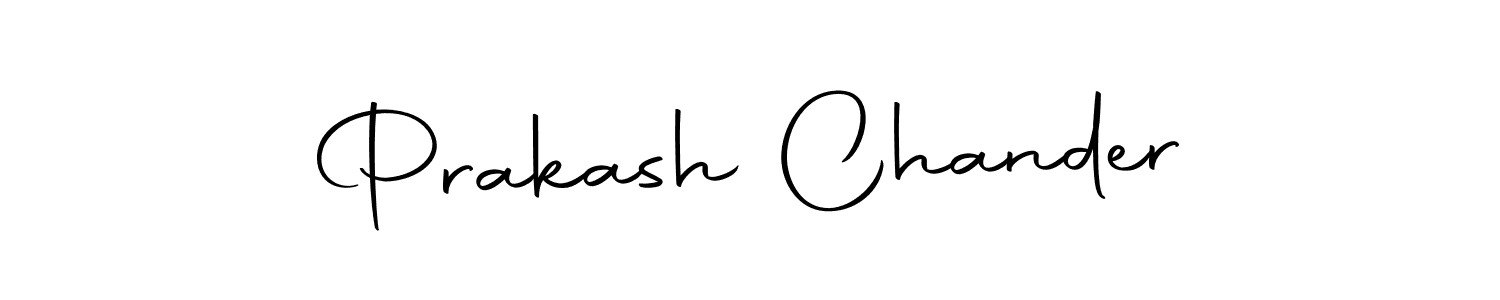 How to make Prakash Chander name signature. Use Autography-DOLnW style for creating short signs online. This is the latest handwritten sign. Prakash Chander signature style 10 images and pictures png
