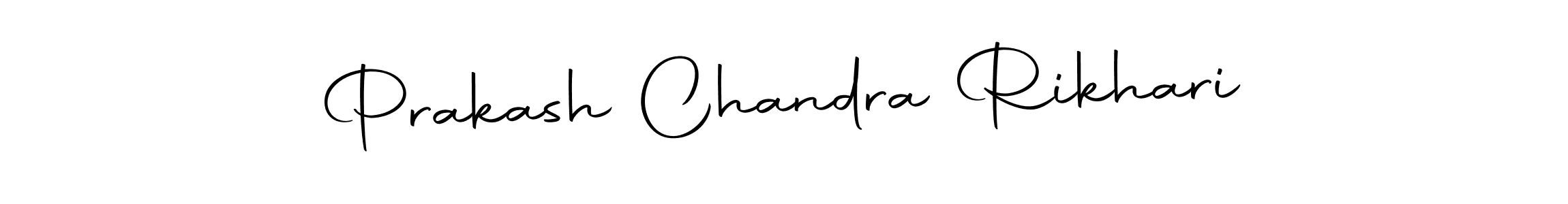 How to make Prakash Chandra Rikhari signature? Autography-DOLnW is a professional autograph style. Create handwritten signature for Prakash Chandra Rikhari name. Prakash Chandra Rikhari signature style 10 images and pictures png