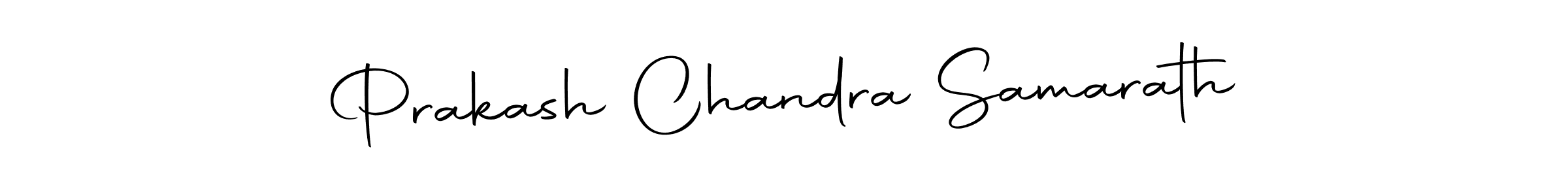 Design your own signature with our free online signature maker. With this signature software, you can create a handwritten (Autography-DOLnW) signature for name Prakash Chandra Samarath. Prakash Chandra Samarath signature style 10 images and pictures png