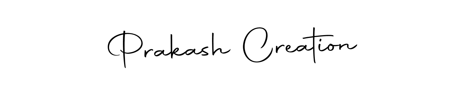 How to make Prakash Creation signature? Autography-DOLnW is a professional autograph style. Create handwritten signature for Prakash Creation name. Prakash Creation signature style 10 images and pictures png