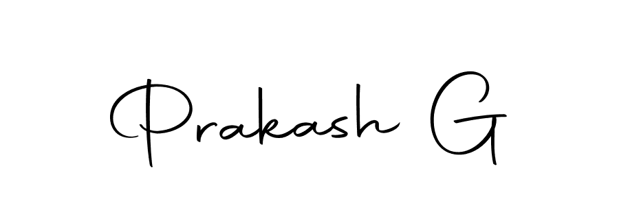 The best way (Autography-DOLnW) to make a short signature is to pick only two or three words in your name. The name Prakash G include a total of six letters. For converting this name. Prakash G signature style 10 images and pictures png