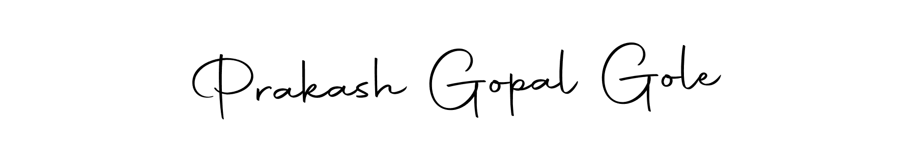 Create a beautiful signature design for name Prakash Gopal Gole. With this signature (Autography-DOLnW) fonts, you can make a handwritten signature for free. Prakash Gopal Gole signature style 10 images and pictures png