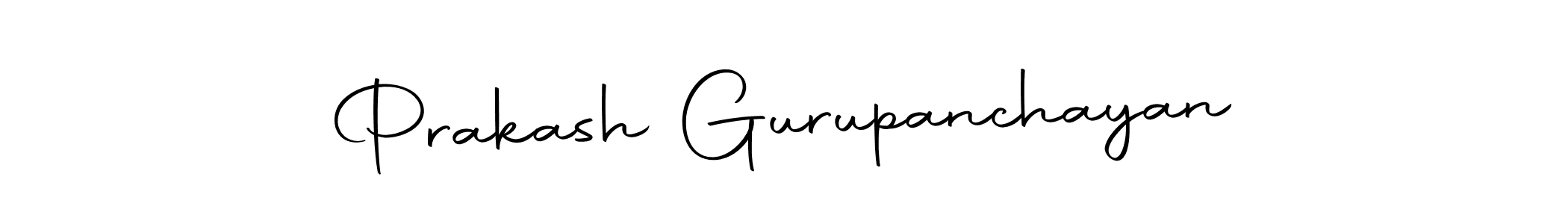 Also we have Prakash Gurupanchayan name is the best signature style. Create professional handwritten signature collection using Autography-DOLnW autograph style. Prakash Gurupanchayan signature style 10 images and pictures png