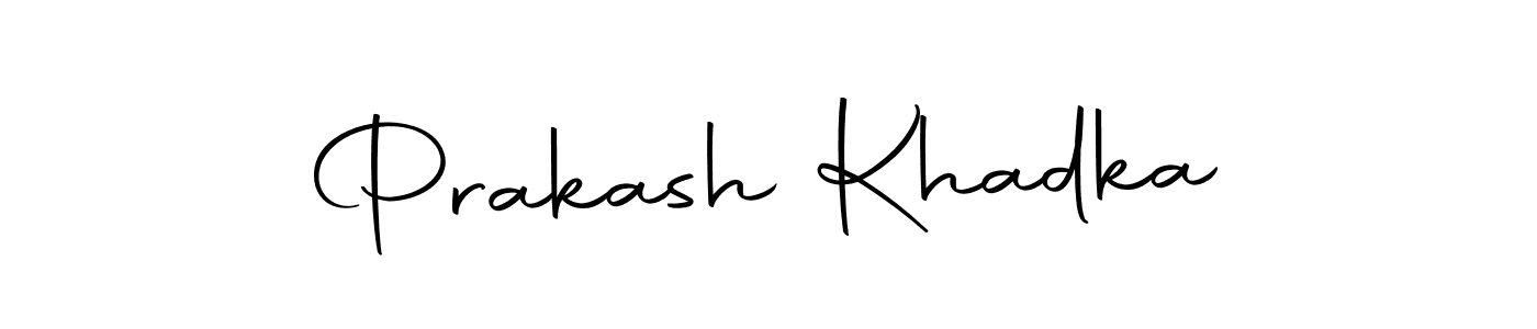 You can use this online signature creator to create a handwritten signature for the name Prakash Khadka. This is the best online autograph maker. Prakash Khadka signature style 10 images and pictures png