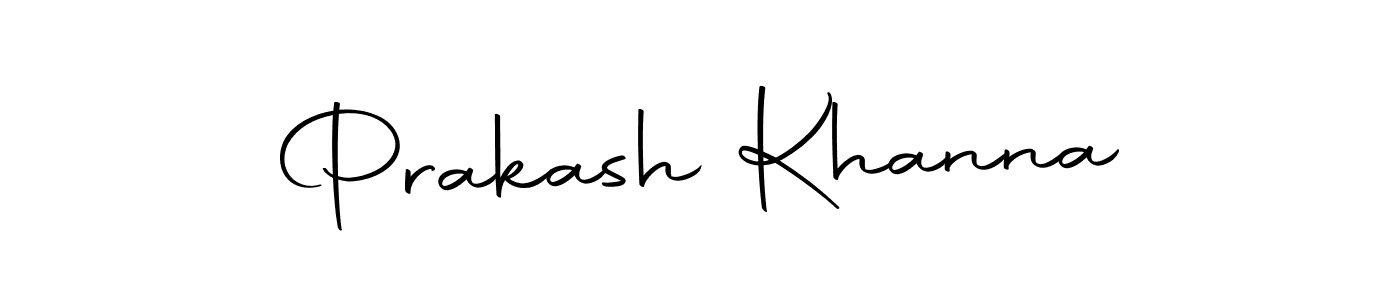 You can use this online signature creator to create a handwritten signature for the name Prakash Khanna. This is the best online autograph maker. Prakash Khanna signature style 10 images and pictures png