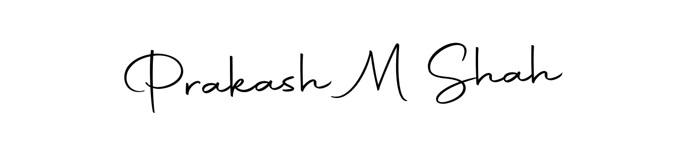 Design your own signature with our free online signature maker. With this signature software, you can create a handwritten (Autography-DOLnW) signature for name Prakash M Shah. Prakash M Shah signature style 10 images and pictures png