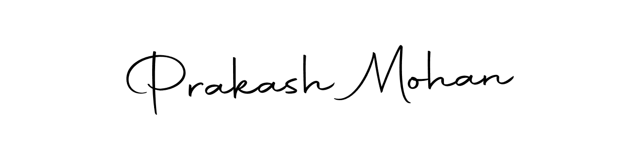 Make a short Prakash Mohan signature style. Manage your documents anywhere anytime using Autography-DOLnW. Create and add eSignatures, submit forms, share and send files easily. Prakash Mohan signature style 10 images and pictures png