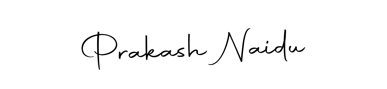 How to make Prakash Naidu name signature. Use Autography-DOLnW style for creating short signs online. This is the latest handwritten sign. Prakash Naidu signature style 10 images and pictures png