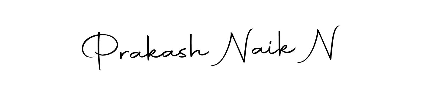 Create a beautiful signature design for name Prakash Naik N. With this signature (Autography-DOLnW) fonts, you can make a handwritten signature for free. Prakash Naik N signature style 10 images and pictures png