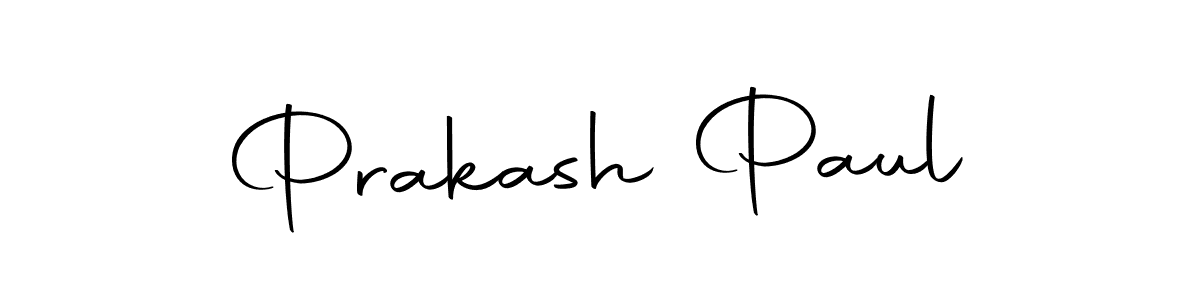 How to make Prakash Paul name signature. Use Autography-DOLnW style for creating short signs online. This is the latest handwritten sign. Prakash Paul signature style 10 images and pictures png