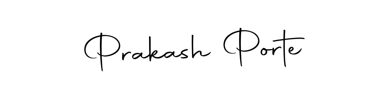 Create a beautiful signature design for name Prakash Porte. With this signature (Autography-DOLnW) fonts, you can make a handwritten signature for free. Prakash Porte signature style 10 images and pictures png