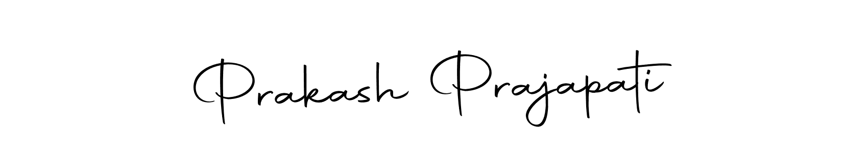 Prakash Prajapati stylish signature style. Best Handwritten Sign (Autography-DOLnW) for my name. Handwritten Signature Collection Ideas for my name Prakash Prajapati. Prakash Prajapati signature style 10 images and pictures png