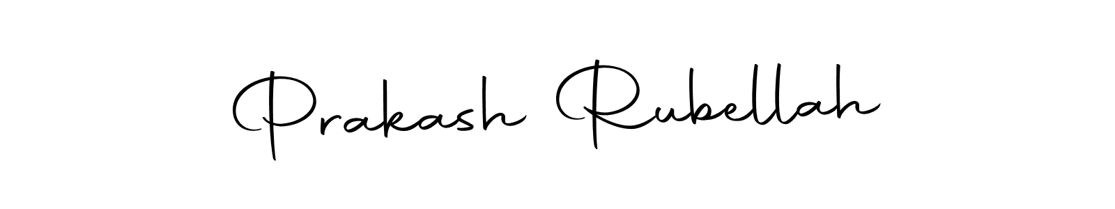 You should practise on your own different ways (Autography-DOLnW) to write your name (Prakash Rubellah) in signature. don't let someone else do it for you. Prakash Rubellah signature style 10 images and pictures png