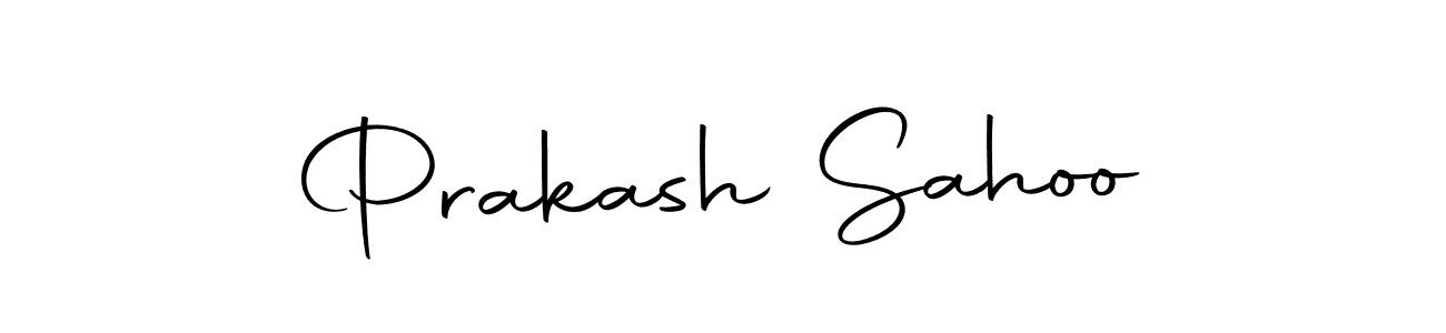 How to make Prakash Sahoo name signature. Use Autography-DOLnW style for creating short signs online. This is the latest handwritten sign. Prakash Sahoo signature style 10 images and pictures png