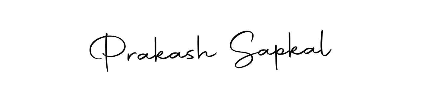 Use a signature maker to create a handwritten signature online. With this signature software, you can design (Autography-DOLnW) your own signature for name Prakash Sapkal. Prakash Sapkal signature style 10 images and pictures png