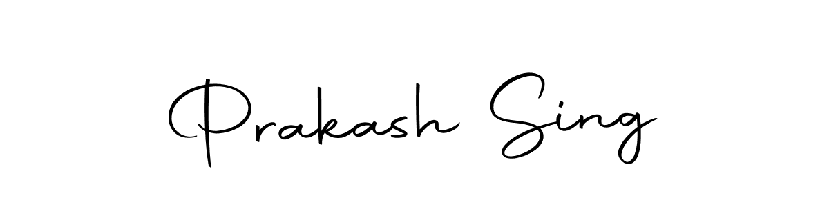 Design your own signature with our free online signature maker. With this signature software, you can create a handwritten (Autography-DOLnW) signature for name Prakash Sing. Prakash Sing signature style 10 images and pictures png