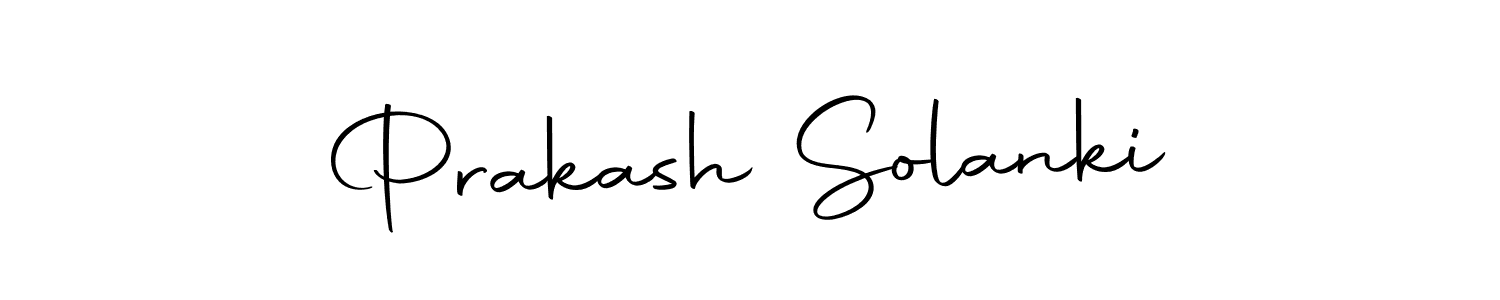 How to make Prakash Solanki name signature. Use Autography-DOLnW style for creating short signs online. This is the latest handwritten sign. Prakash Solanki signature style 10 images and pictures png