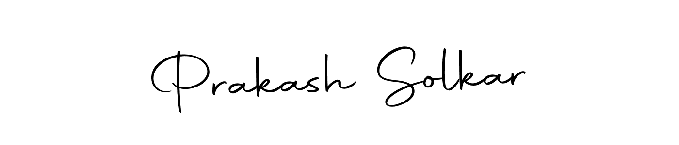 Make a beautiful signature design for name Prakash Solkar. With this signature (Autography-DOLnW) style, you can create a handwritten signature for free. Prakash Solkar signature style 10 images and pictures png