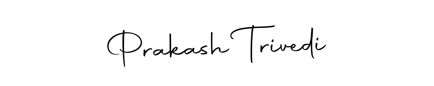 Prakash Trivedi stylish signature style. Best Handwritten Sign (Autography-DOLnW) for my name. Handwritten Signature Collection Ideas for my name Prakash Trivedi. Prakash Trivedi signature style 10 images and pictures png
