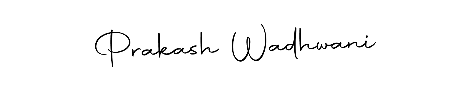 Also we have Prakash Wadhwani name is the best signature style. Create professional handwritten signature collection using Autography-DOLnW autograph style. Prakash Wadhwani signature style 10 images and pictures png