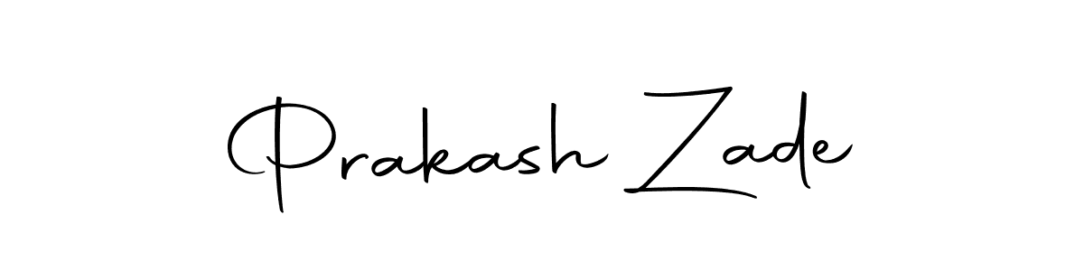 How to make Prakash Zade name signature. Use Autography-DOLnW style for creating short signs online. This is the latest handwritten sign. Prakash Zade signature style 10 images and pictures png