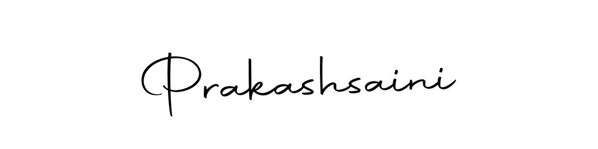 Make a beautiful signature design for name Prakashsaini. Use this online signature maker to create a handwritten signature for free. Prakashsaini signature style 10 images and pictures png