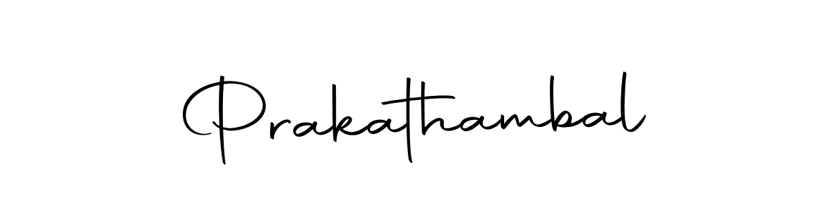 Create a beautiful signature design for name Prakathambal. With this signature (Autography-DOLnW) fonts, you can make a handwritten signature for free. Prakathambal signature style 10 images and pictures png