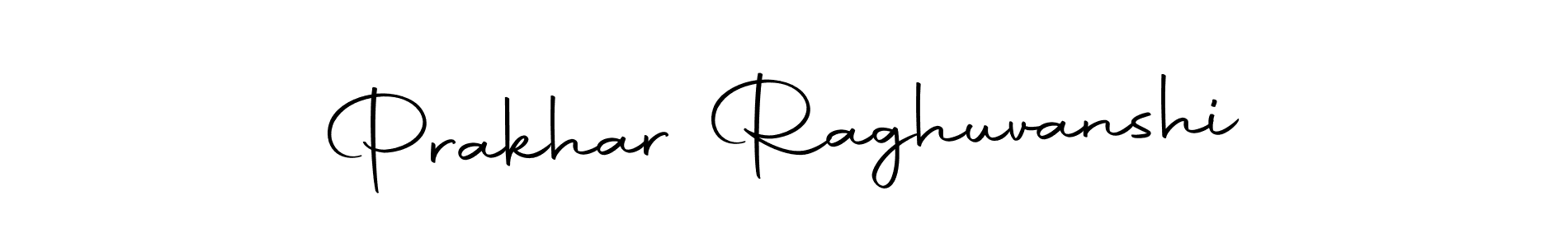 How to make Prakhar Raghuvanshi name signature. Use Autography-DOLnW style for creating short signs online. This is the latest handwritten sign. Prakhar Raghuvanshi signature style 10 images and pictures png
