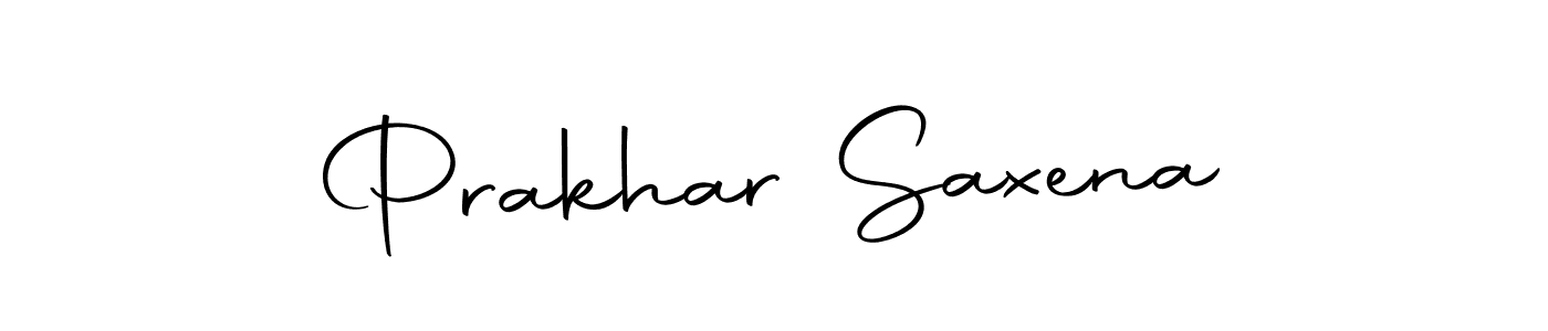 Make a beautiful signature design for name Prakhar Saxena. With this signature (Autography-DOLnW) style, you can create a handwritten signature for free. Prakhar Saxena signature style 10 images and pictures png