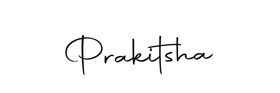 Create a beautiful signature design for name Prakitsha. With this signature (Autography-DOLnW) fonts, you can make a handwritten signature for free. Prakitsha signature style 10 images and pictures png