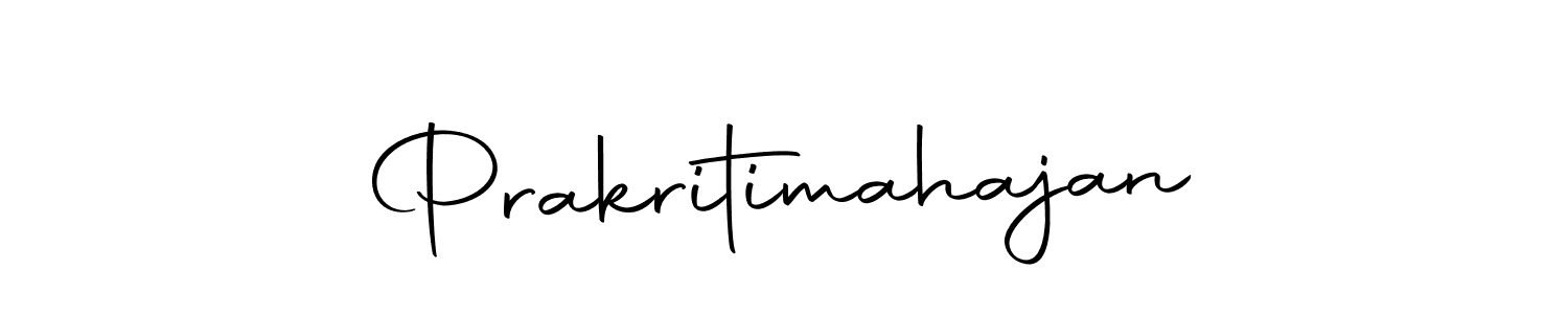 The best way (Autography-DOLnW) to make a short signature is to pick only two or three words in your name. The name Prakritimahajan include a total of six letters. For converting this name. Prakritimahajan signature style 10 images and pictures png