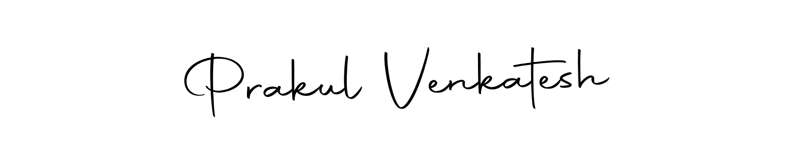 Design your own signature with our free online signature maker. With this signature software, you can create a handwritten (Autography-DOLnW) signature for name Prakul Venkatesh. Prakul Venkatesh signature style 10 images and pictures png