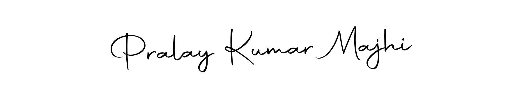 How to make Pralay Kumar Majhi name signature. Use Autography-DOLnW style for creating short signs online. This is the latest handwritten sign. Pralay Kumar Majhi signature style 10 images and pictures png